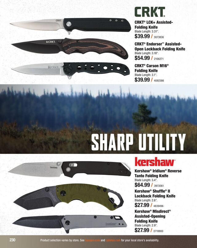 Catalogue Bass Pro from 08/20/2025