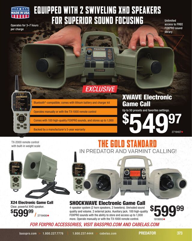 Catalogue Bass Pro from 08/20/2025