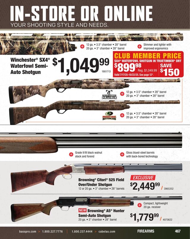 Catalogue Bass Pro from 08/20/2025