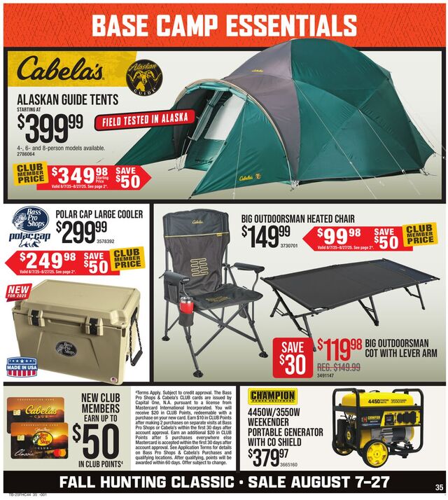 Catalogue Bass Pro from 08/07/2025