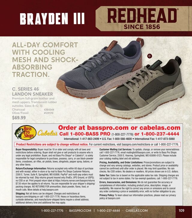 Catalogue Bass Pro from 08/31/2025