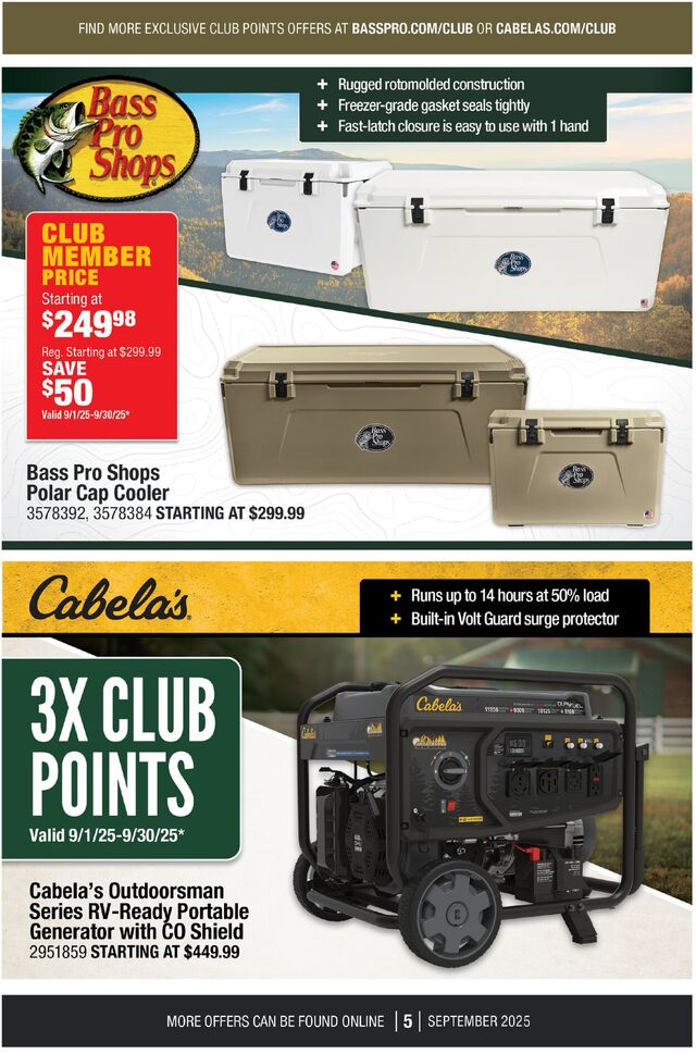 Catalogue Bass Pro from 09/01/2025