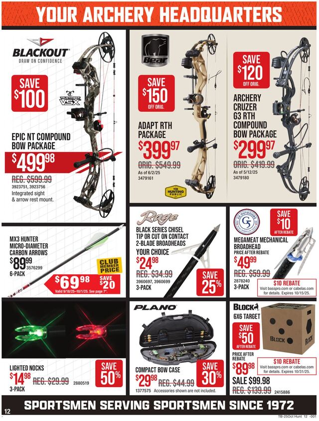 Catalogue Bass Pro from 09/18/2025