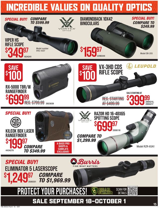 Catalogue Bass Pro from 09/18/2025