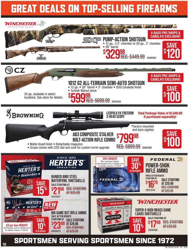 Catalogue Bass Pro from 09/18/2025