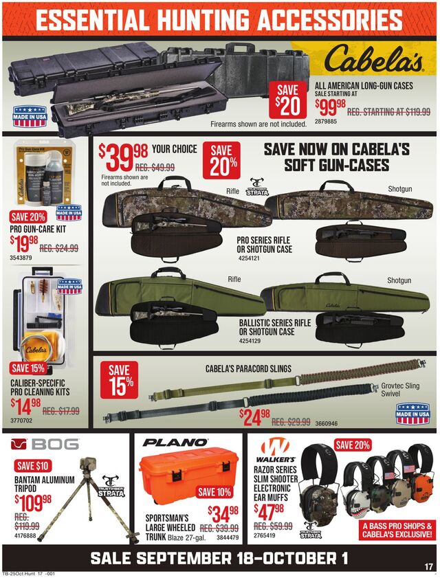 Catalogue Bass Pro from 09/18/2025