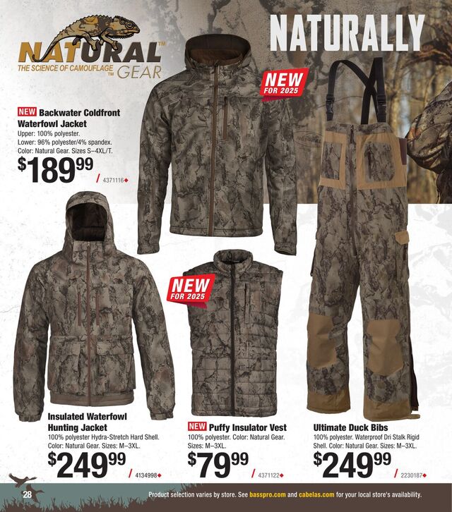 Catalogue Bass Pro from 10/01/2025