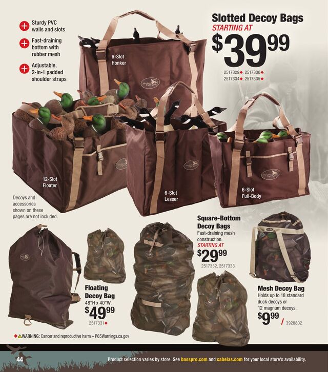 Catalogue Bass Pro from 10/01/2025