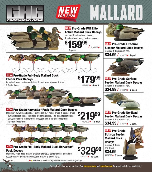 Catalogue Bass Pro from 10/01/2025