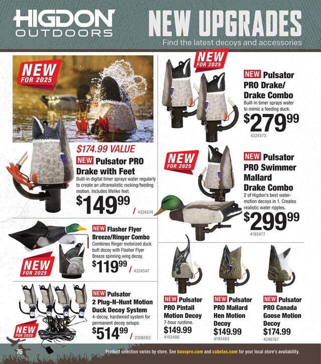 Catalogue Bass Pro from 10/01/2025