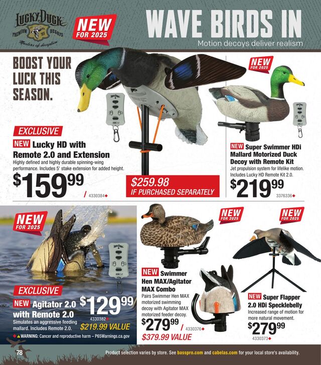 Catalogue Bass Pro from 10/01/2025