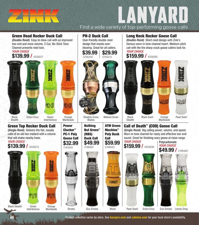 Catalogue Bass Pro from 10/01/2025