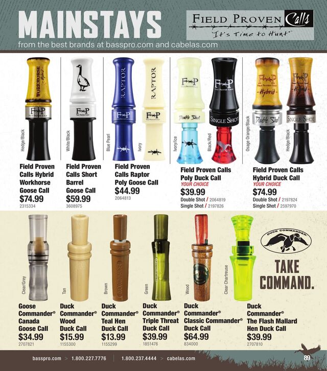 Catalogue Bass Pro from 10/01/2025