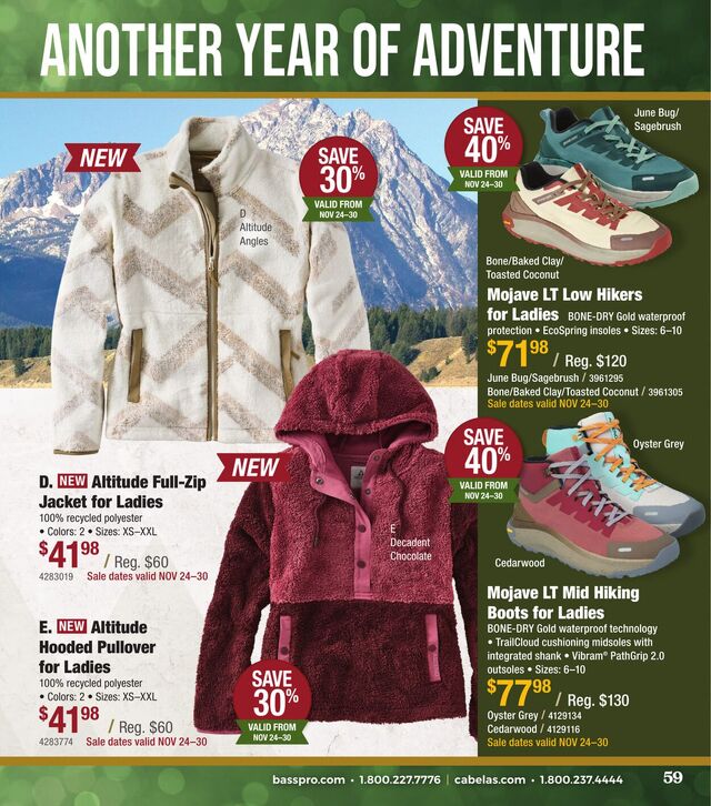 Catalogue Bass Pro from 11/14/2025