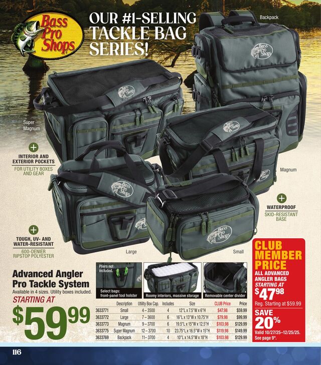 Catalogue Bass Pro from 11/14/2025