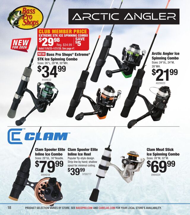 Catalogue Bass Pro from 11/30/2025