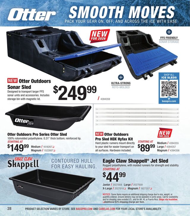 Catalogue Bass Pro from 11/30/2025