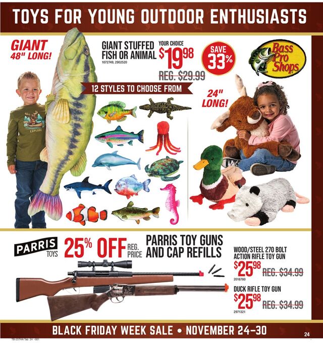Catalogue Bass Pro from 11/24/2025