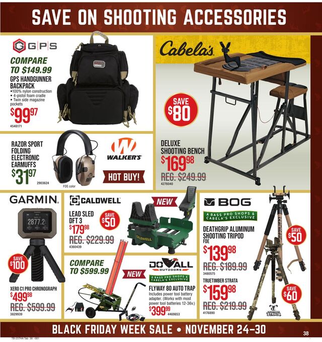 Catalogue Bass Pro from 11/24/2025