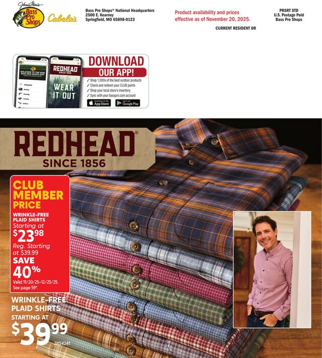 Catalogue Bass Pro from 11/30/2025