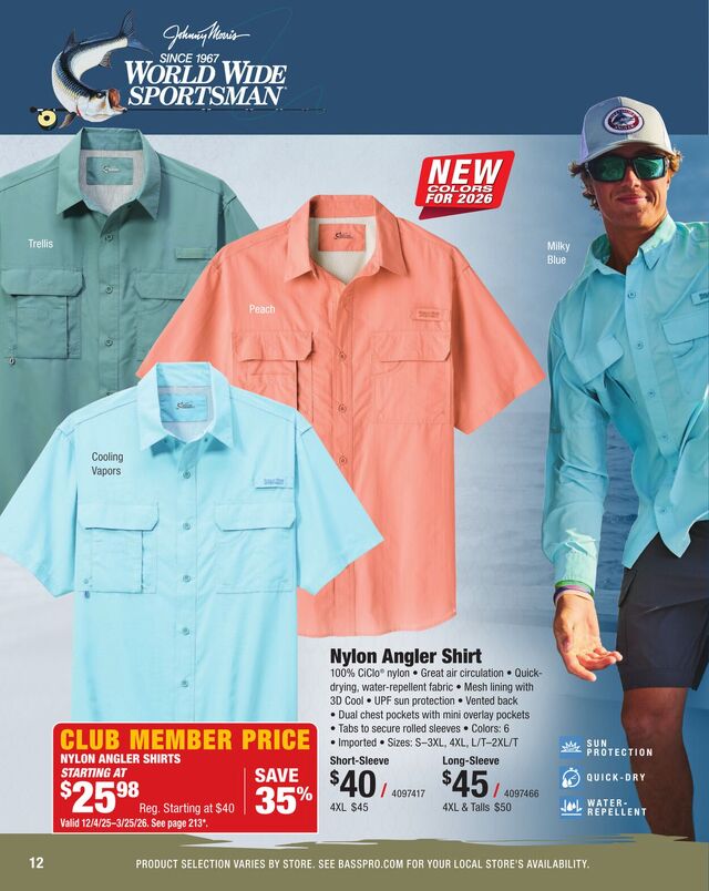 Catalogue Bass Pro from 12/25/2025