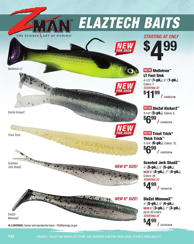 Catalogue Bass Pro from 12/25/2025