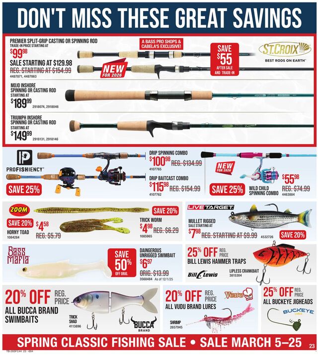 Catalogue Bass Pro from 03/05/2026
