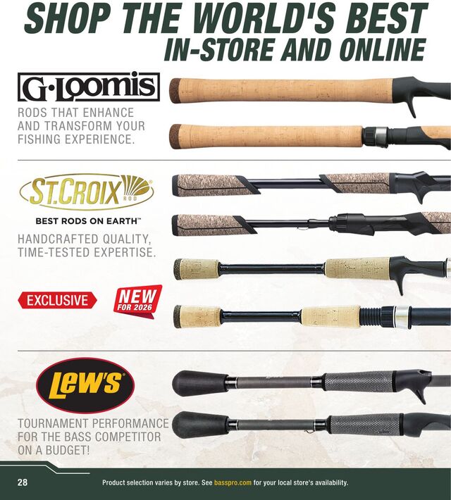 Catalogue Bass Pro from 03/25/2026