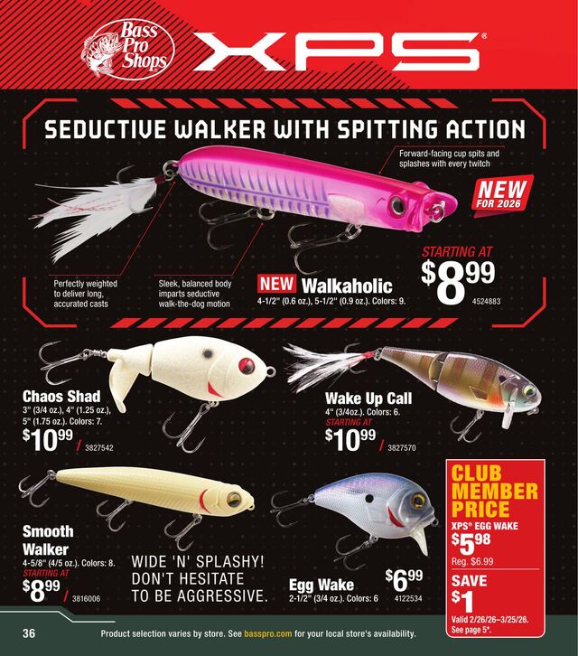 Catalogue Bass Pro from 03/25/2026