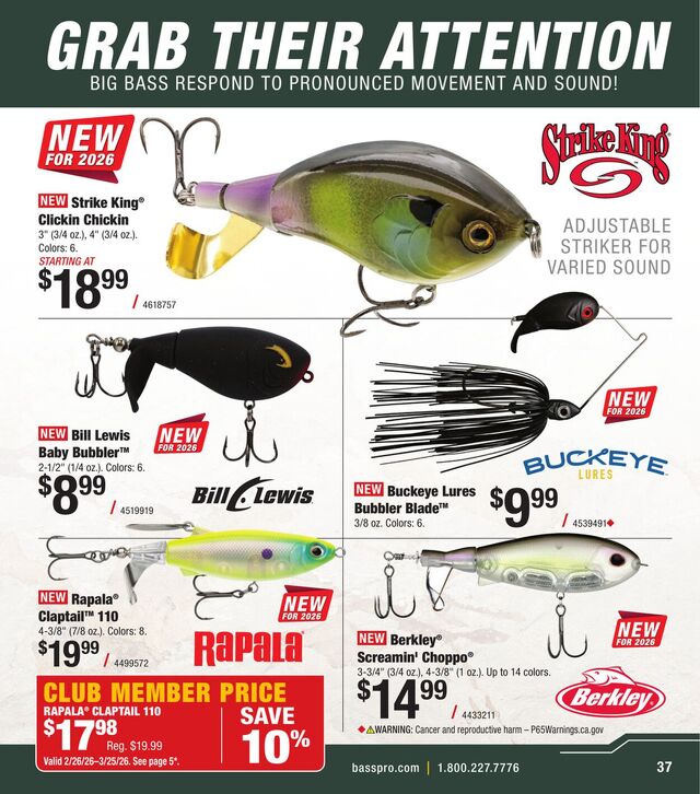 Catalogue Bass Pro from 03/25/2026