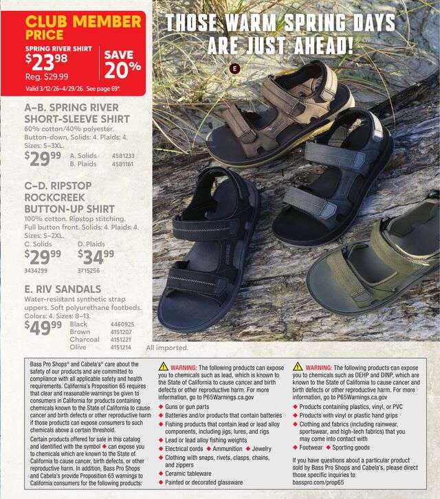 Catalogue Bass Pro from 04/22/2026