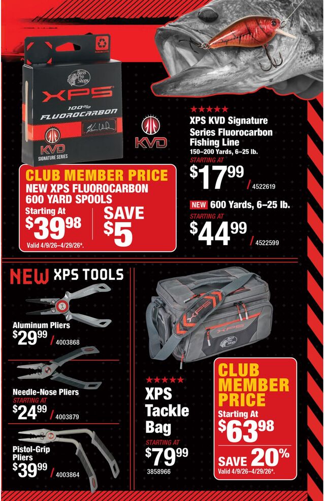 Catalogue Bass Pro from 04/09/2026