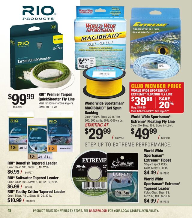 Catalogue Bass Pro from 04/29/2026