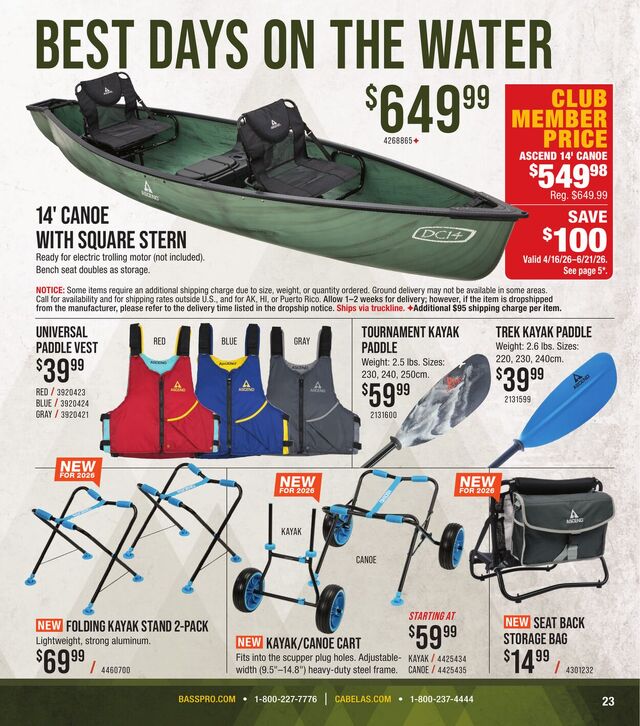Catalogue Bass Pro from 05/13/2026