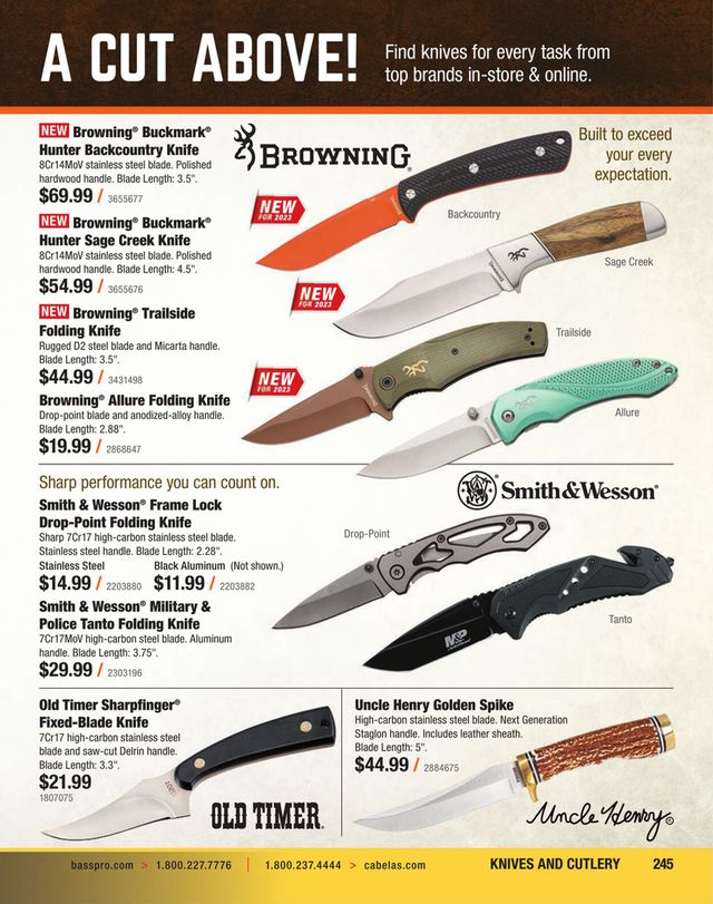 Catalogue Bass Pro from 08/23/2023