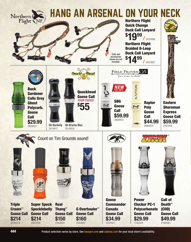 Catalogue Bass Pro from 08/23/2023