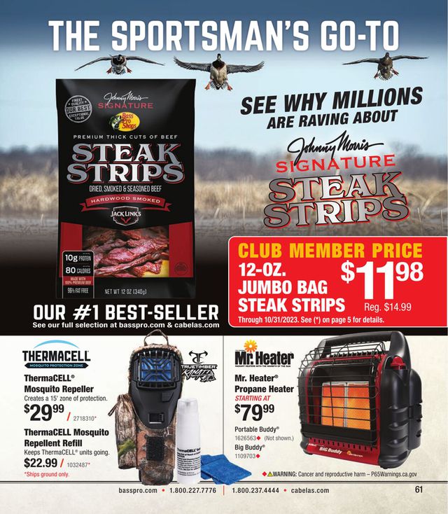 Catalogue Bass Pro from 10/11/2023