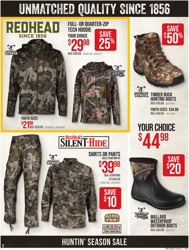 Catalogue Bass Pro from 09/01/2023