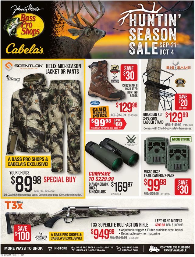 Catalogue Bass Pro from 09/21/2023