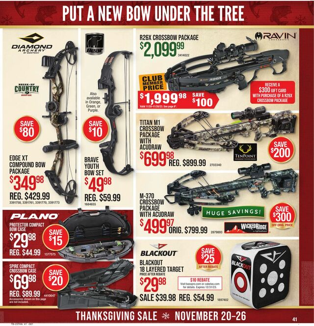 Catalogue Bass Pro from 11/20/2023
