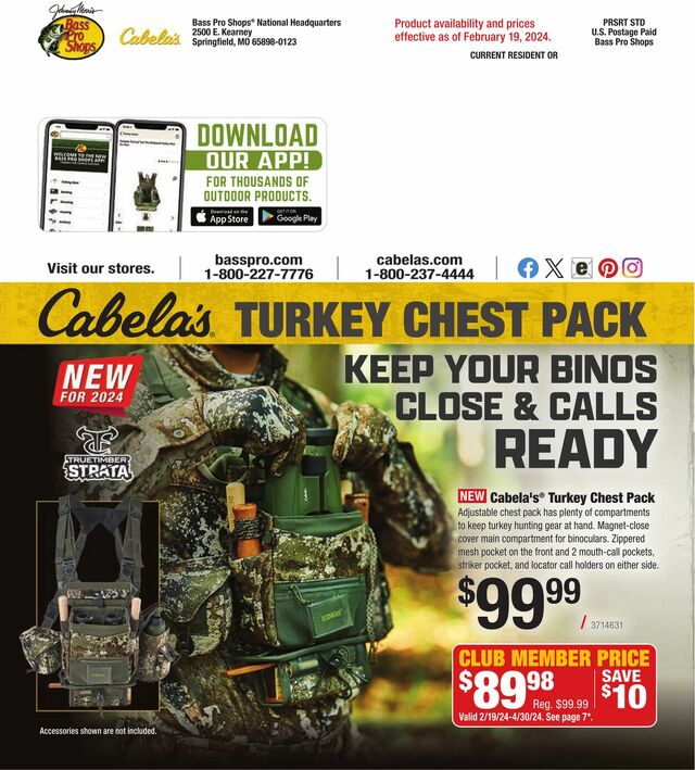 Catalogue Bass Pro from 02/21/2024