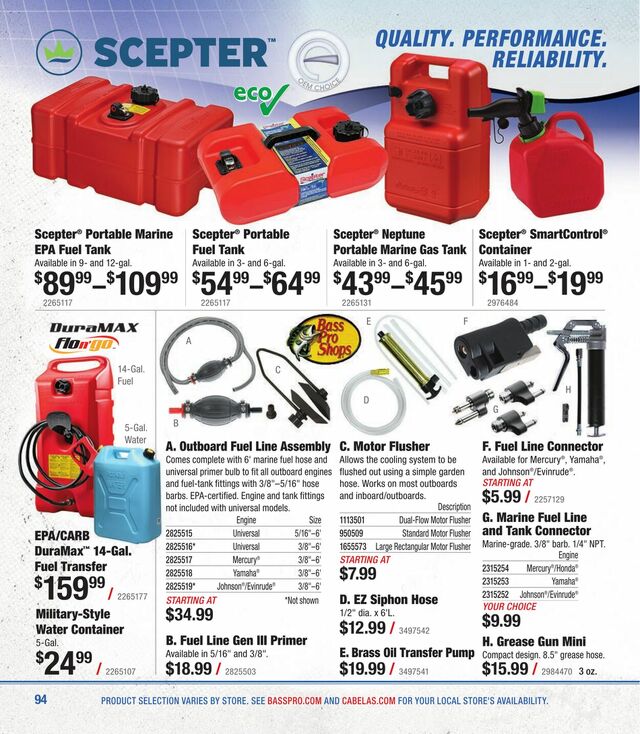 Catalogue Bass Pro from 03/31/2024