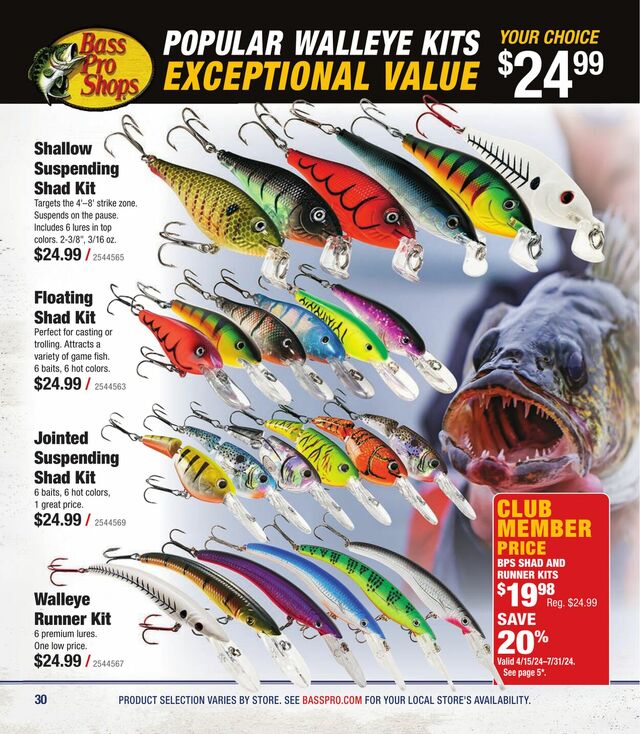 Catalogue Bass Pro from 05/08/2024