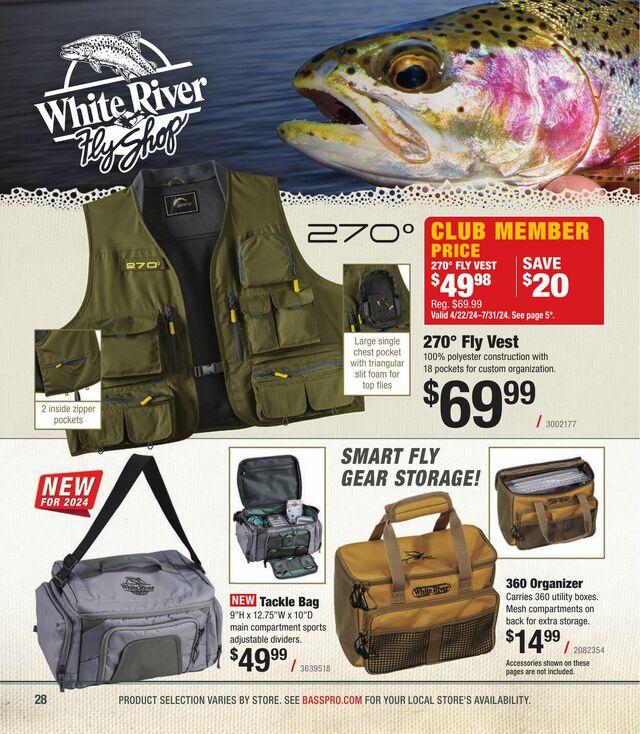 Catalogue Bass Pro from 05/22/2024