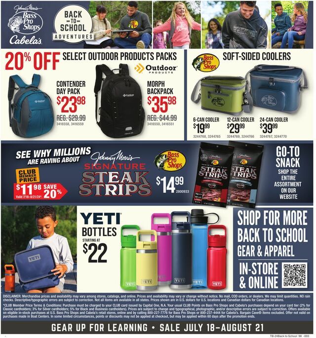 Catalogue Bass Pro from 07/18/2024