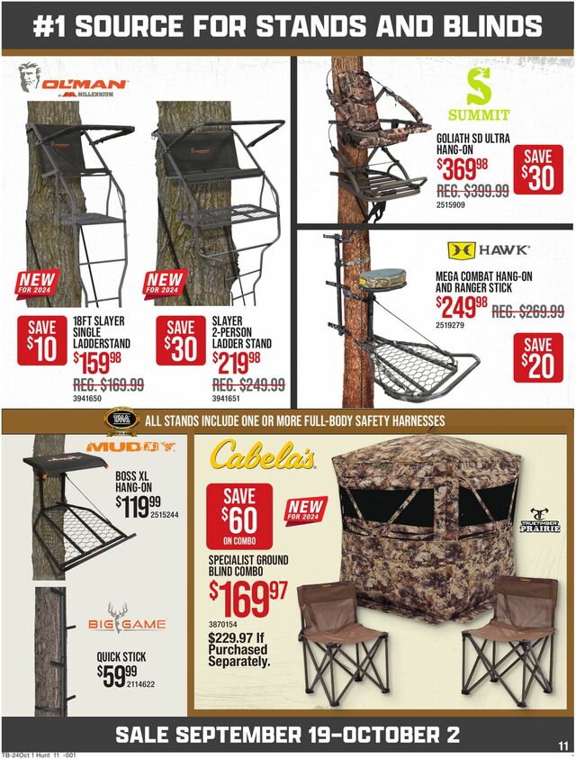 Catalogue Bass Pro from 09/19/2024