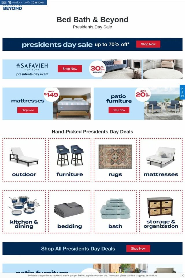 Catalogue Bed Bath and Beyond from 02/17/2025