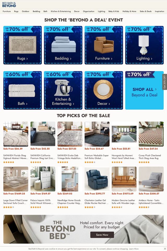 Catalogue Bed Bath and Beyond from 10/27/2025