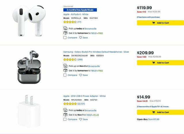 Catalogue Best Buy from 10/01/2024