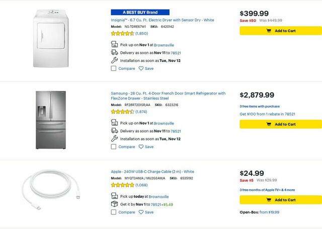 Catalogue Best Buy from 10/01/2024